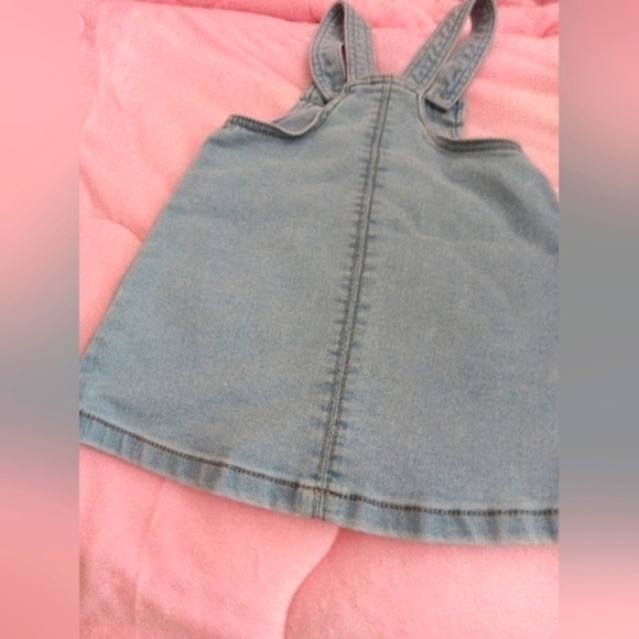 Wonder Nation's Denim Overall Dress - Picture 2 of 3